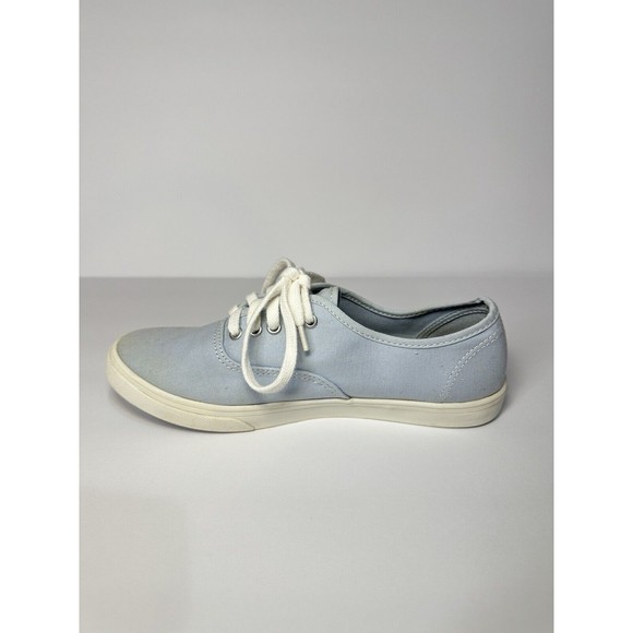 Vans Women’s 8  Men’s 6.5 Light Blue Organically Grown Cotton Upper Eco Outsoles - Picture 4 of 14
